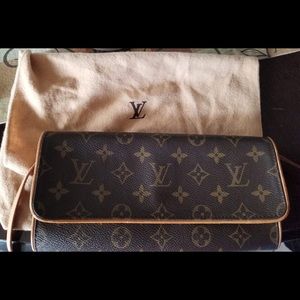 Monogram Twin Pochette GM with original LV strap